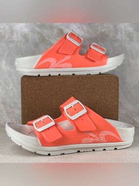 GDEFY Gravity Defyer Coral VersaCloud Recovery Slides Sandals US 9